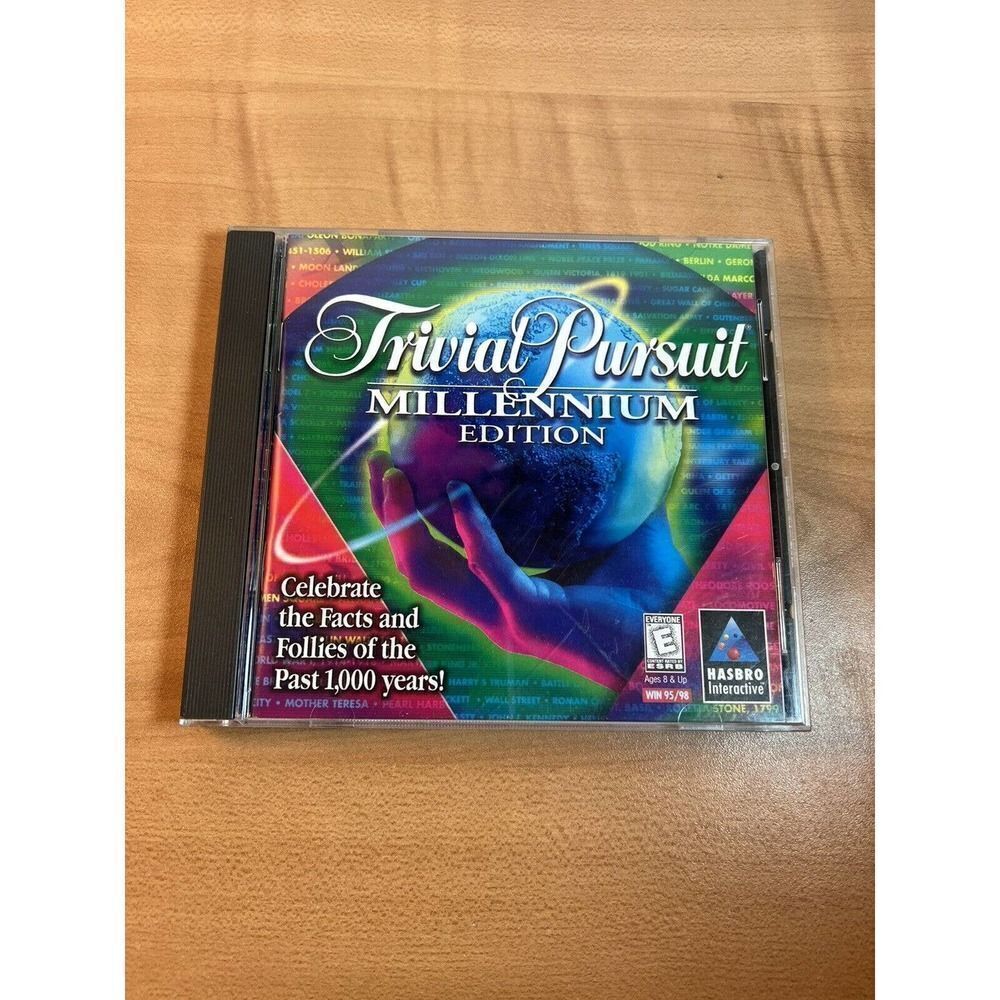 Trivial Pursuit Millennium Edition Hasbro Interactive WIN 95/98 CD ROM 1999